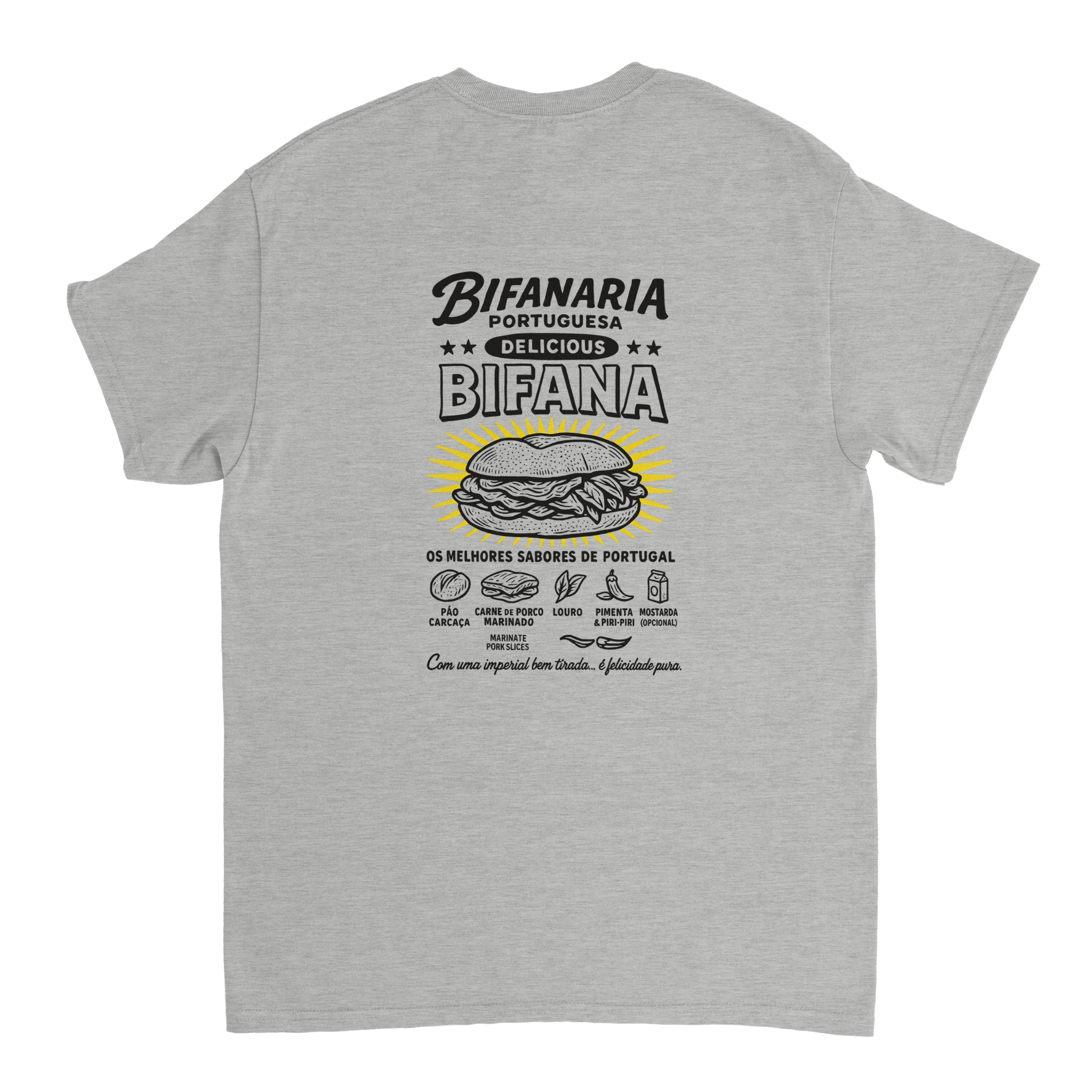 bifana recepy  nature t shirt ingredients funny portuguese foodie shirt 
