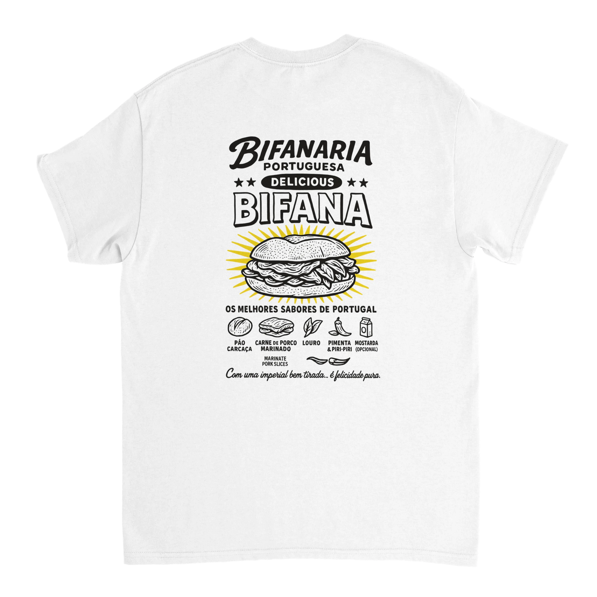 bifana recepy t shirt ingredients funny portuguese foodie shirt 
