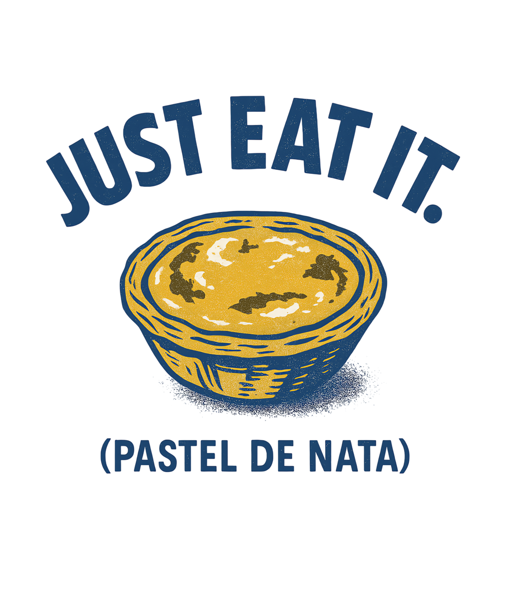 funny pastel de nata t shirt design