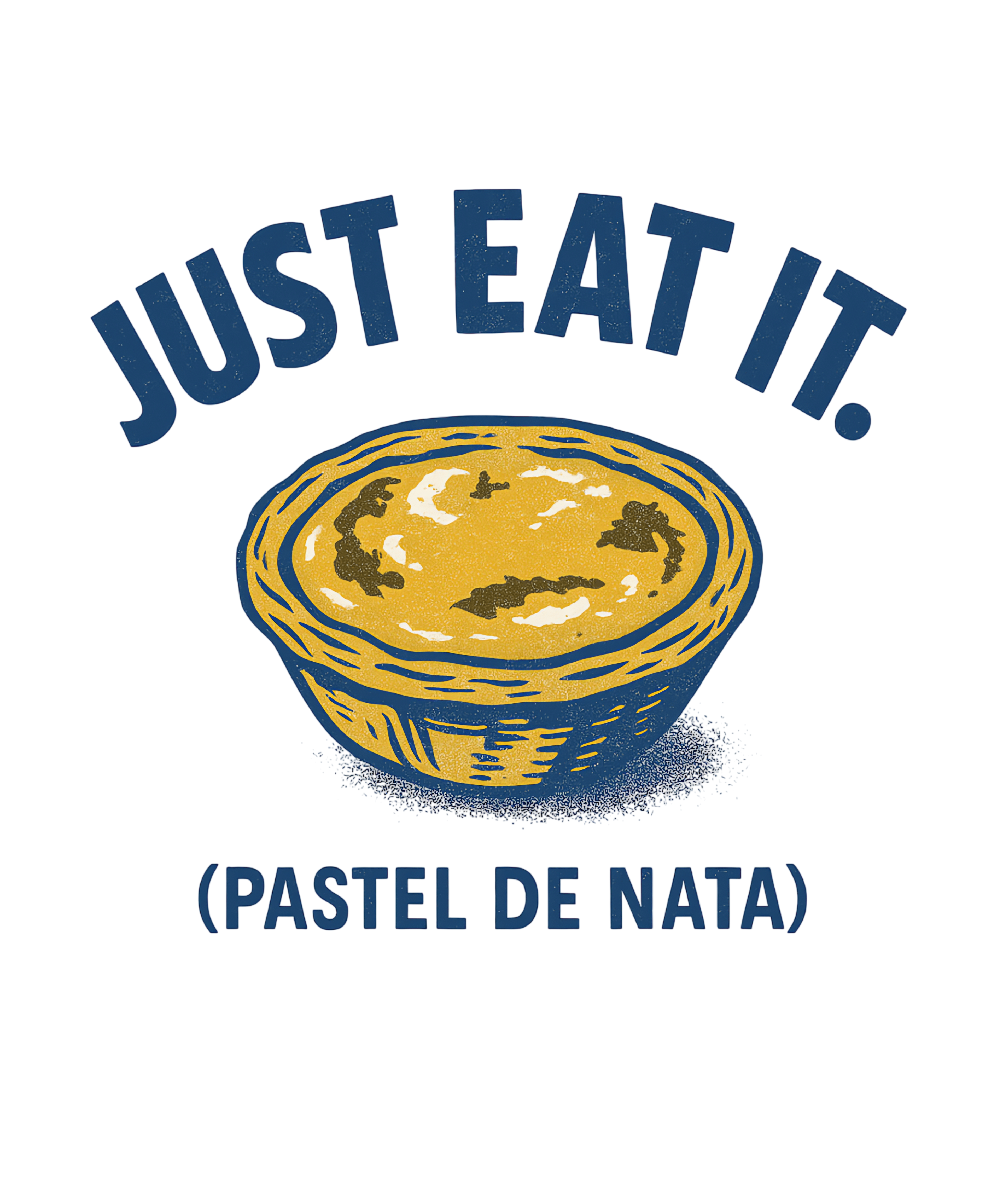 funny pastel de nata t shirt design